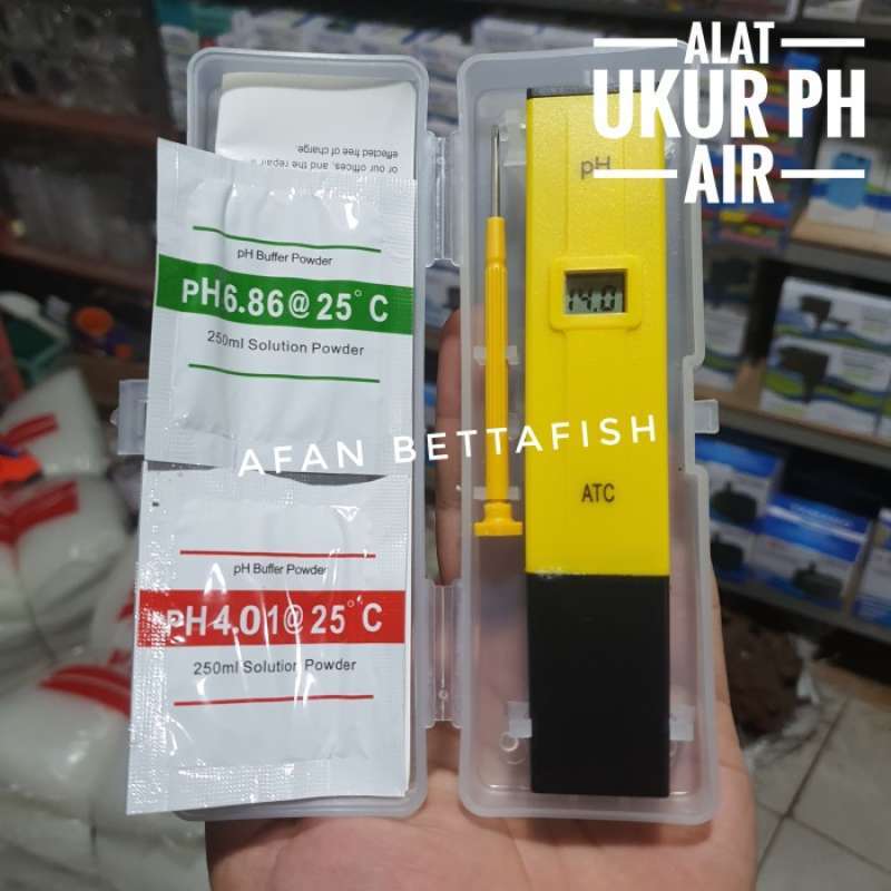 Jual alat ukur ph air digital aquarium hidroponik / ph meter atc ph009