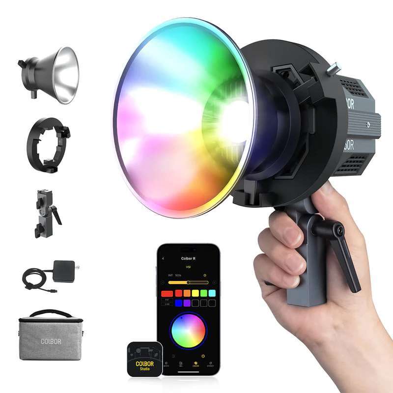 Promo Jpc Kemang Colbor Cl60r Rgb Led Light Studio Lighting Cob Cl 60r