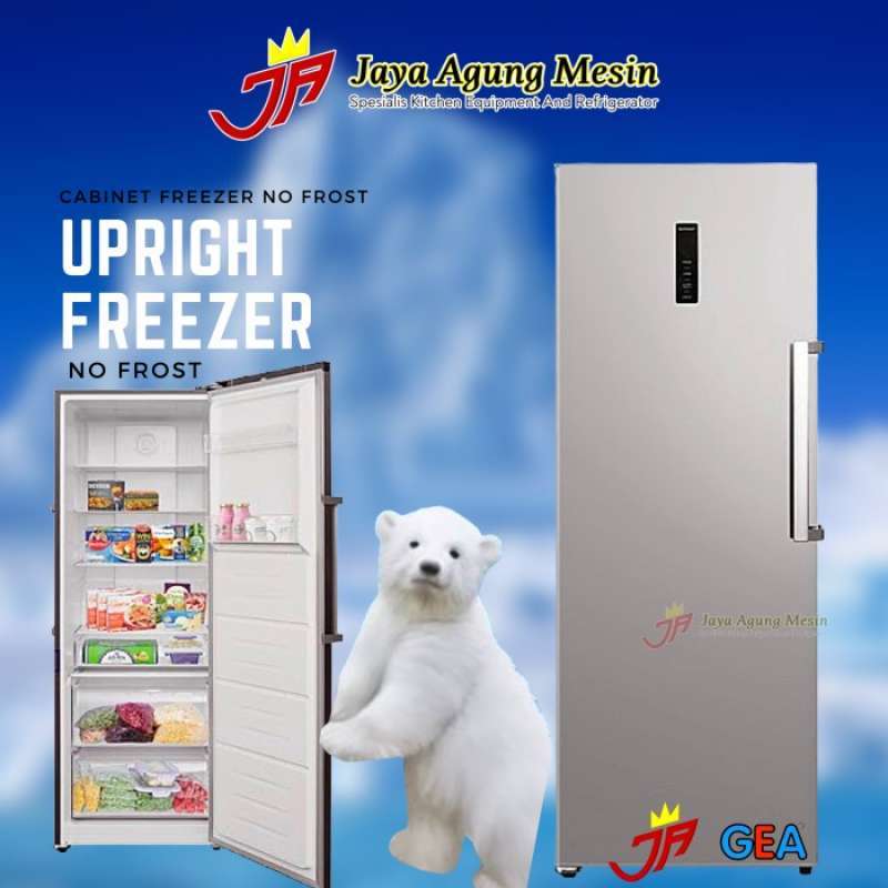 Promo Upright Freezer Gea Gf307 Freezer No Frost Multi Air Flow Diskon