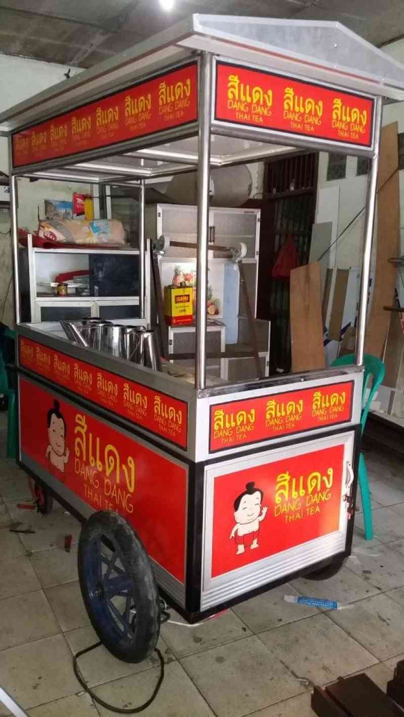 Jual Gerobak Thai Tea, Gerobak Stainless, Gerobak Alumunium, Thai Tea ...