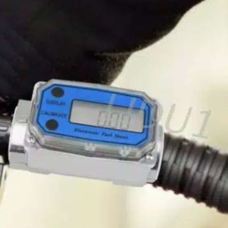 Promo Digital Flow MeterLiquid Water Turbine Flow Meter Diesel Fuel Oil ...