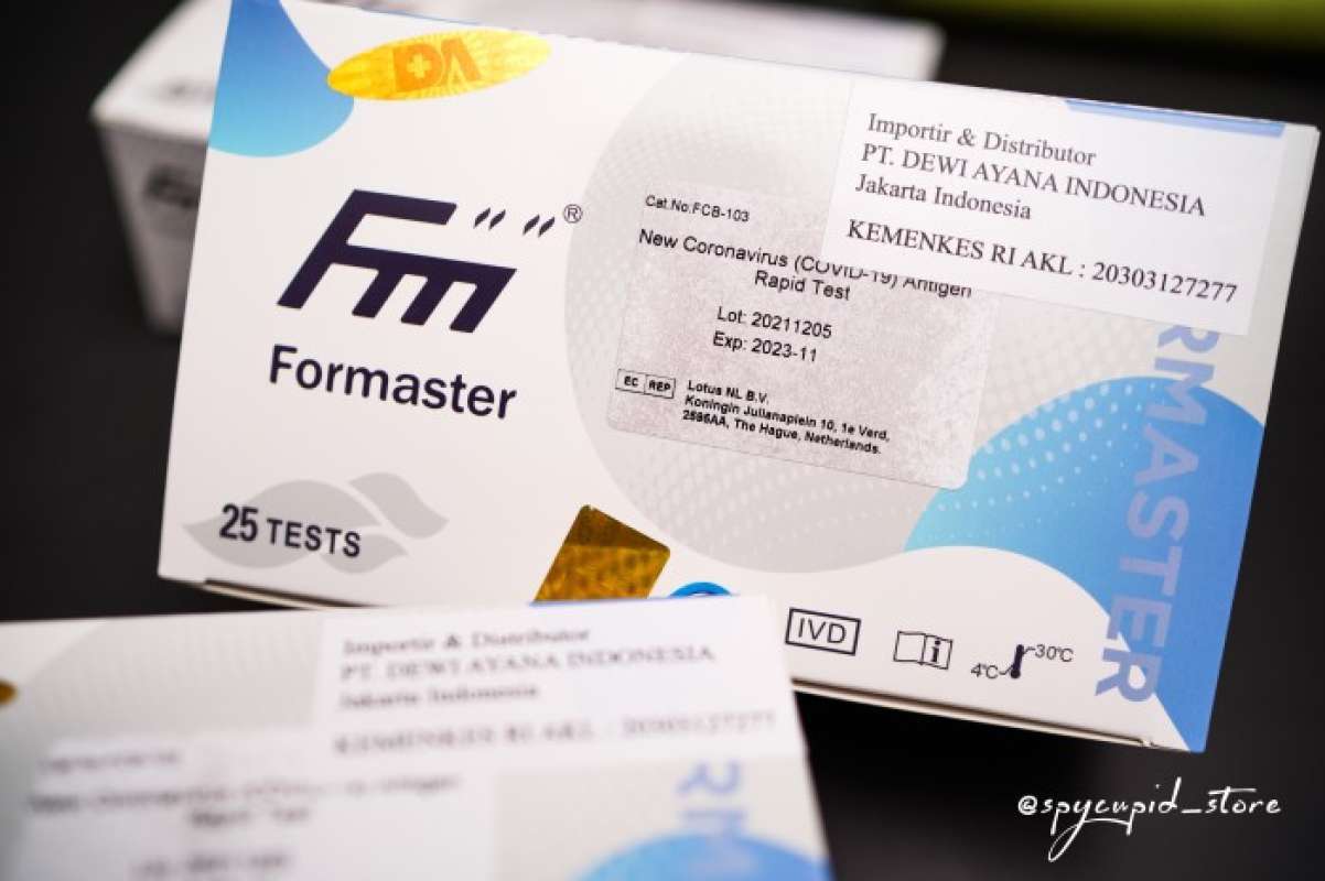 Jual Formaster Swab Antigen Kemenkes Akl (box) Di Seller Bea Store ...