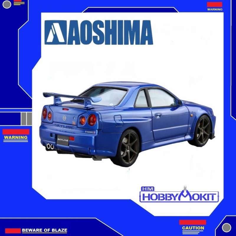 Jual Aoshima 1/24 Nissan Bnr34 Skyline Gt-r V-specâ ¡ '02 Di Seller ...