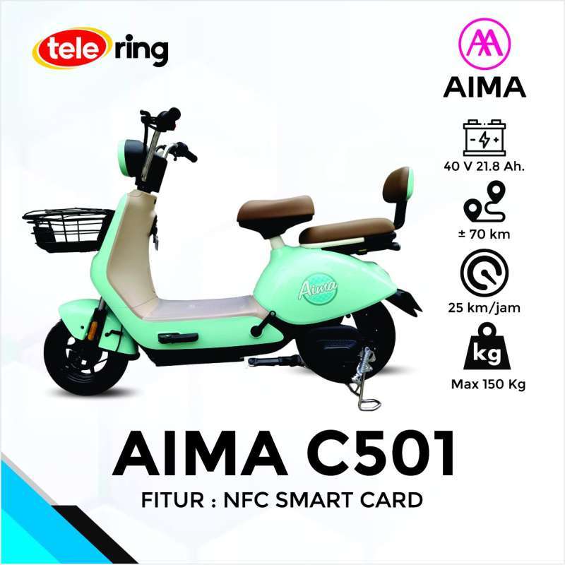 Jual Sepeda Listrik Aima C501 Di Seller Telering Official Store ...