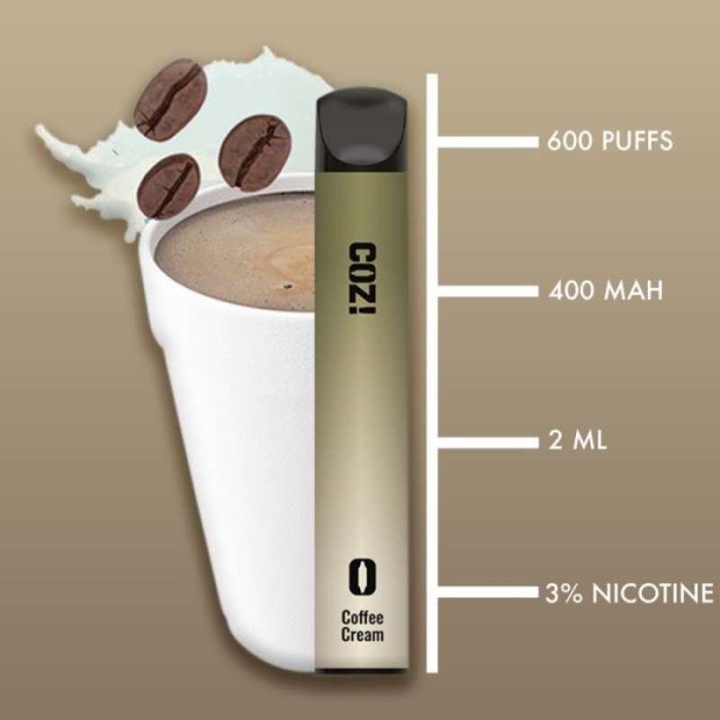 Promo COZI POD Disposable Vape pod bar sekali pakai Coffee Cream