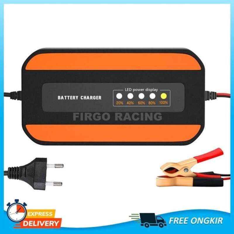 Promo OD Charger Aki VRLA Lead Acid Smart Battery Charger 12V 2A 20AH