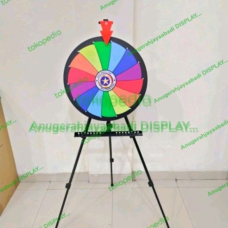 Promo Roda undian / wheel of fortune CUSTOM CETAK Diskon 33% di Seller ...