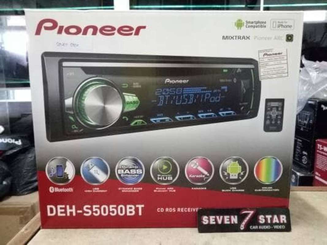 Jual Single Disc Pioneer Deh S5050bt - Pioneer Dehs 5050 Bt - Deh5050bt ...