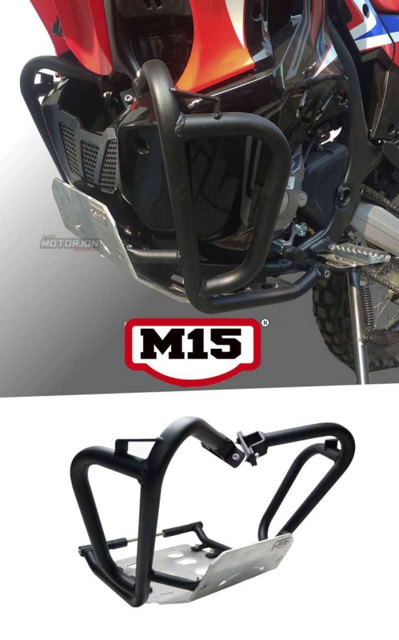 Promo Crashbar Adventure Crash Bar Skid Plate M15 Honda CRF 250 Rally