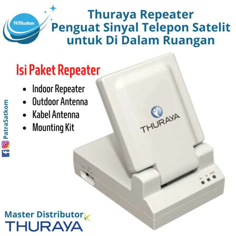 Jual Penguat Sinyal Telepon Satelit Dalam Ruangan Thuraya Indoor