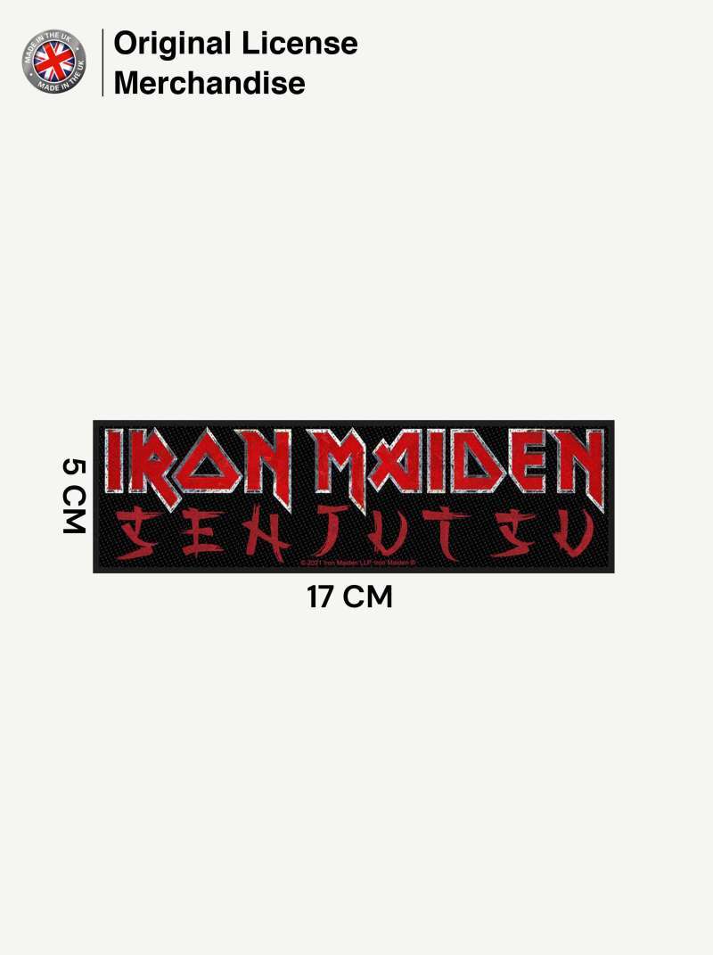 Bonnet Iron Maiden Senjutsu – Officiel, Noir, Taille Unique – Matière Jersey Fine (non En Laine)