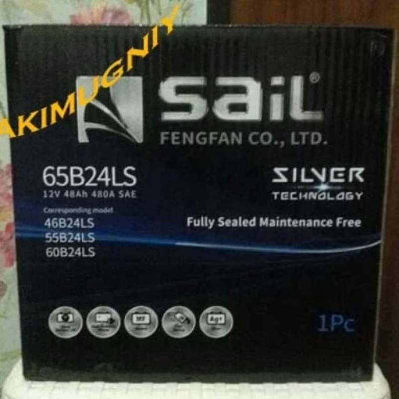 Jual aki mobil crv hrv yaris vios innova bensin sienta ns60ls 12v 48ah
