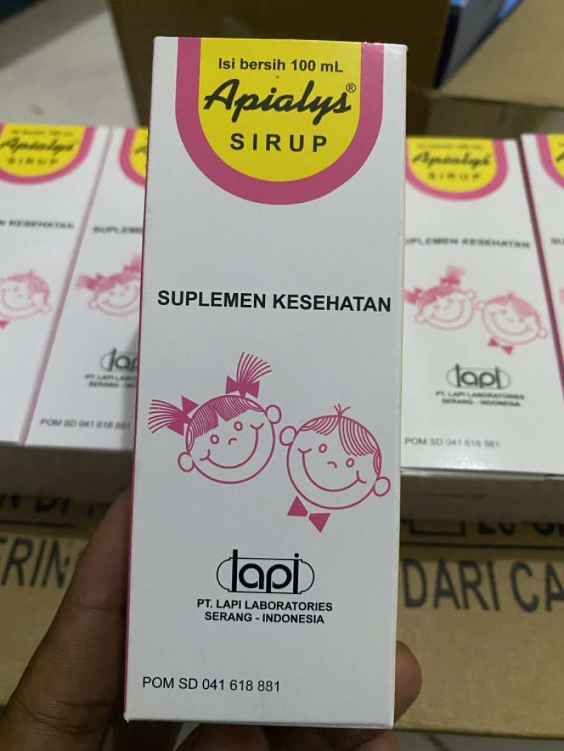 Promo Apialys Sirup / Apialis Syrup 100ml Diskon 35% Di Seller Fleurr ...