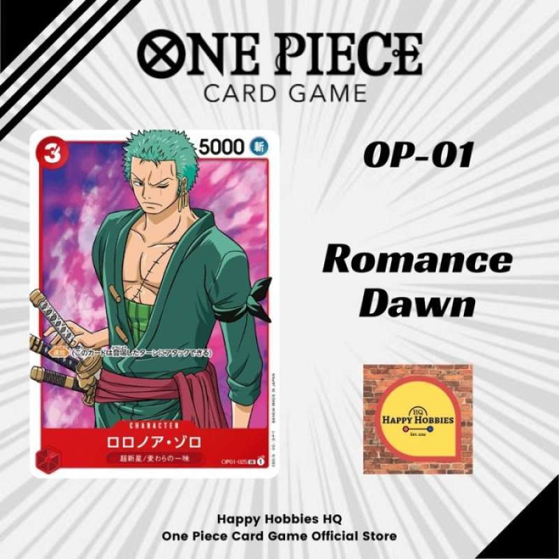 Roronoa Zoro (025) (Parallel) OP01-025 Romance Dawn Foil