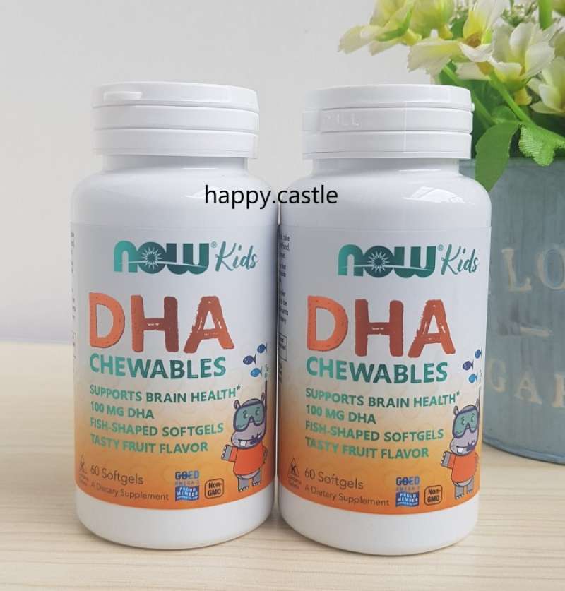 Promo Now Foods Kids Dha Chewables Dha 100 Mg Omega 3 Anak Minyak Ikan ...