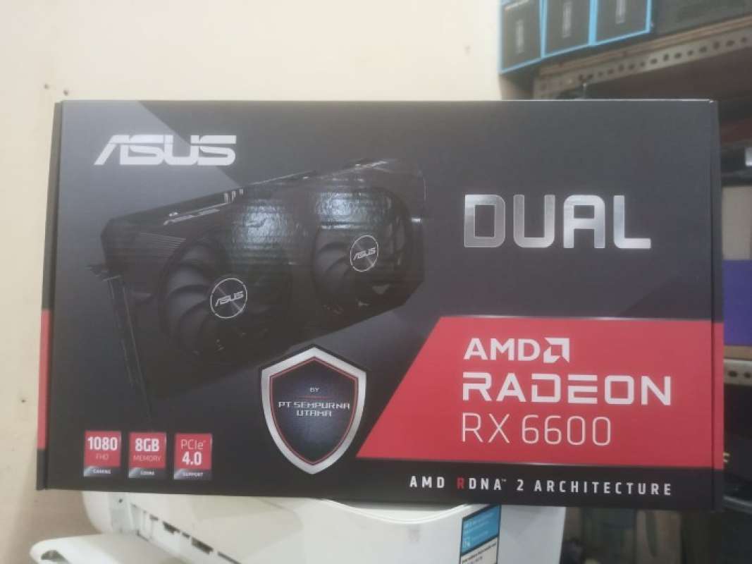 Promo Asus Dual Amd Radeon Rx 6600 Rx6600 8Gb Gddr6 128Bit V2 Dual Fan ...