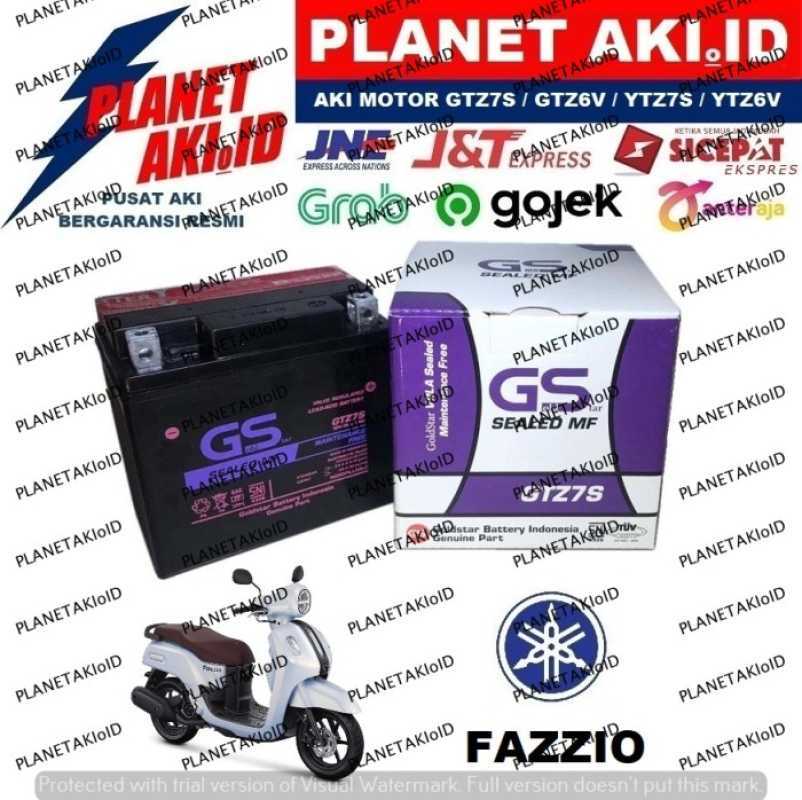 Jual Aki Motor Yamaha Fazzio Gtz7s Gs Y Accu Kering Mf Di Seller Laris