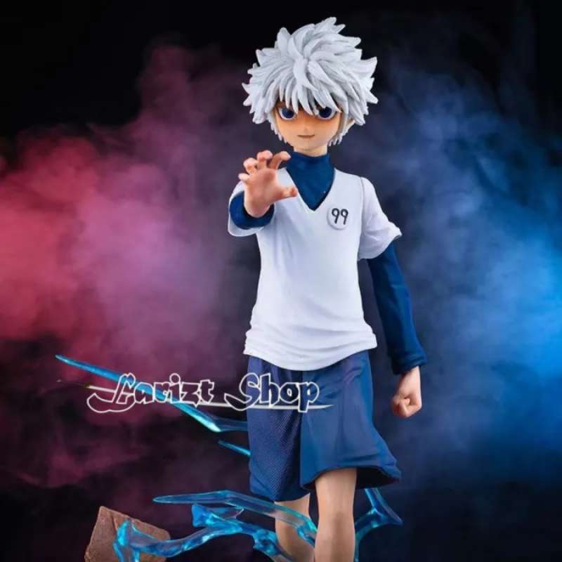 Figurine Killua Zoldyck Tongyundacheng - Statue PVC 21,5 Cm, Modèle Anime Hunter X Hunter, Collection