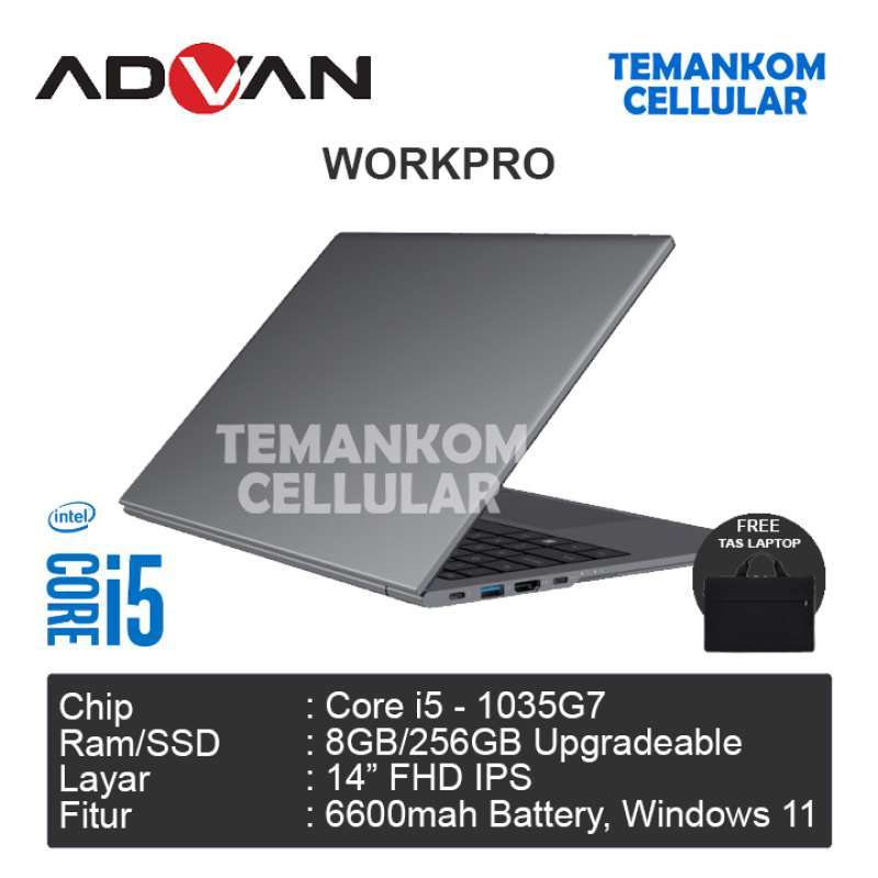 Jual Laptop Advan Workpro Notebook Core I5 Gen 11 Ram 8gb Ssd 256gb ...