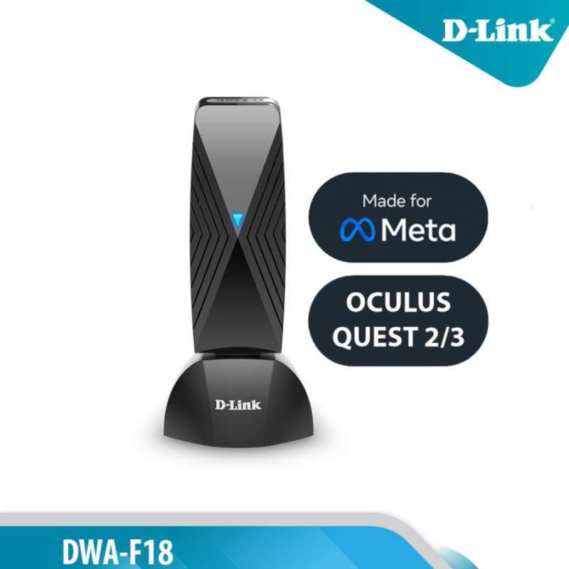 Jual D-Link DWA-F18 VR Air Bridge For Meta Quest 2 Home Wi-Fi Router di ...