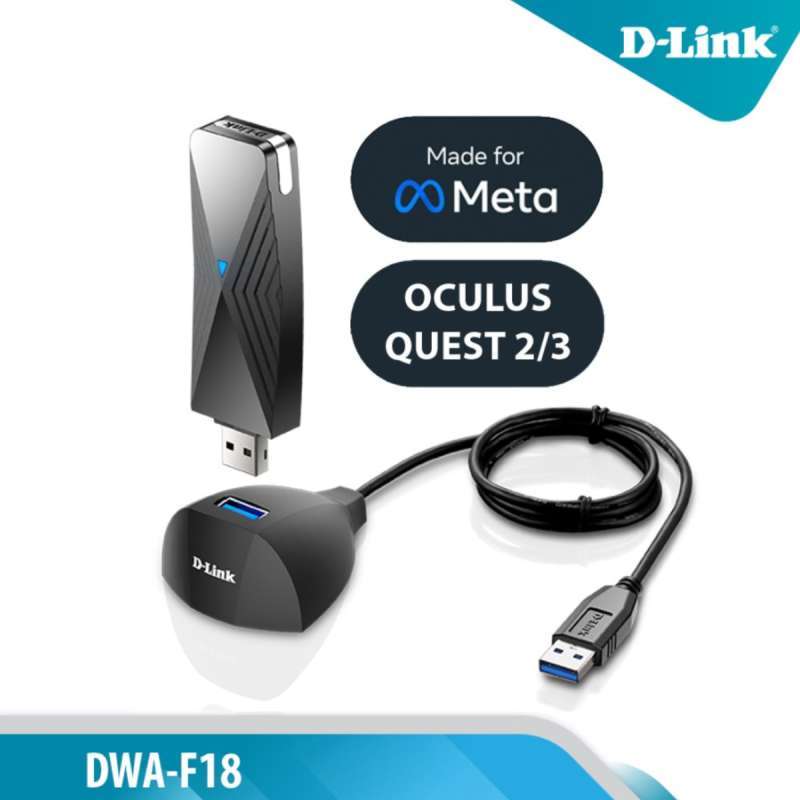 Metaquest Local Wireless Router Jual D-Link DWA-F18 VR Air Bridge For Meta Quest 2 Home Wi-Fi Router di ...