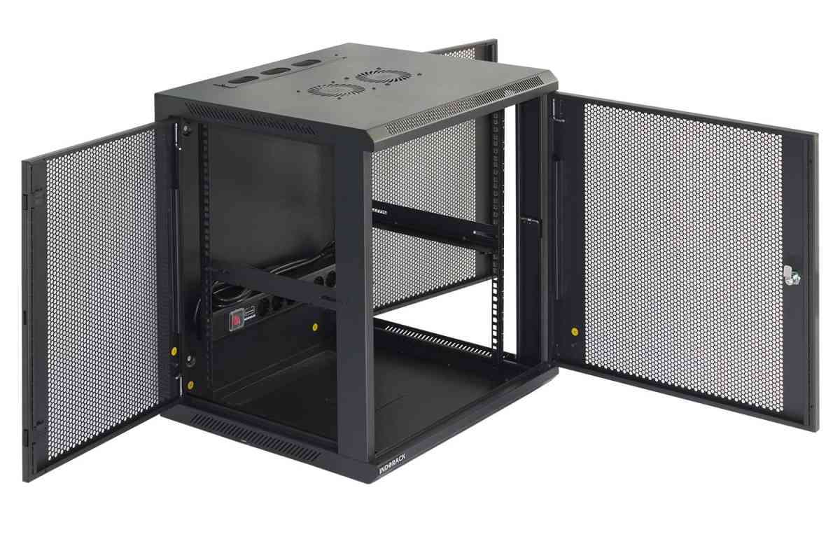 12u Rack Full Promo Indorack || Wallmount Rack 12u Wip5512s 550mm Single Perforated ...