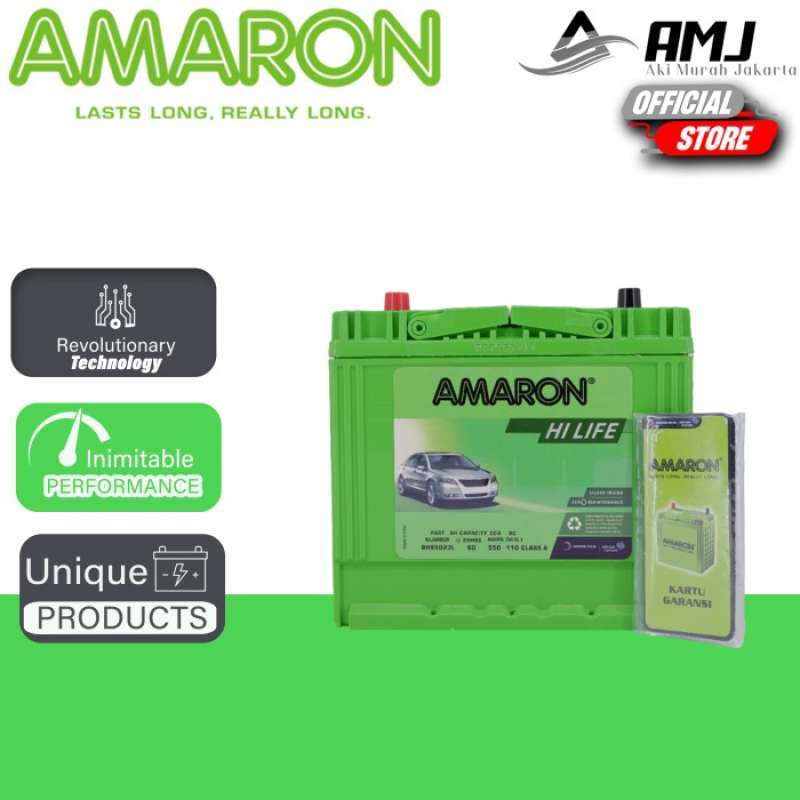 Promo Promo Aki Mobil Amaron Hi Life 55D23L / 85D23L Aki Kering 60Ah