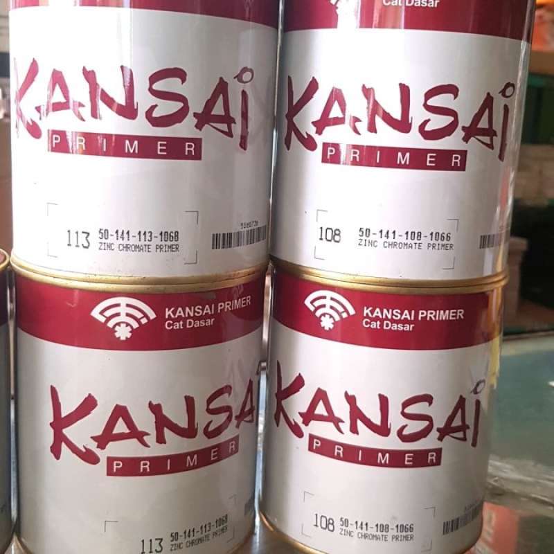 Promo KANSAI ZINC CHROMATE PRIMER 1KG / CAT DASAR KAYU BESI Diskon 50