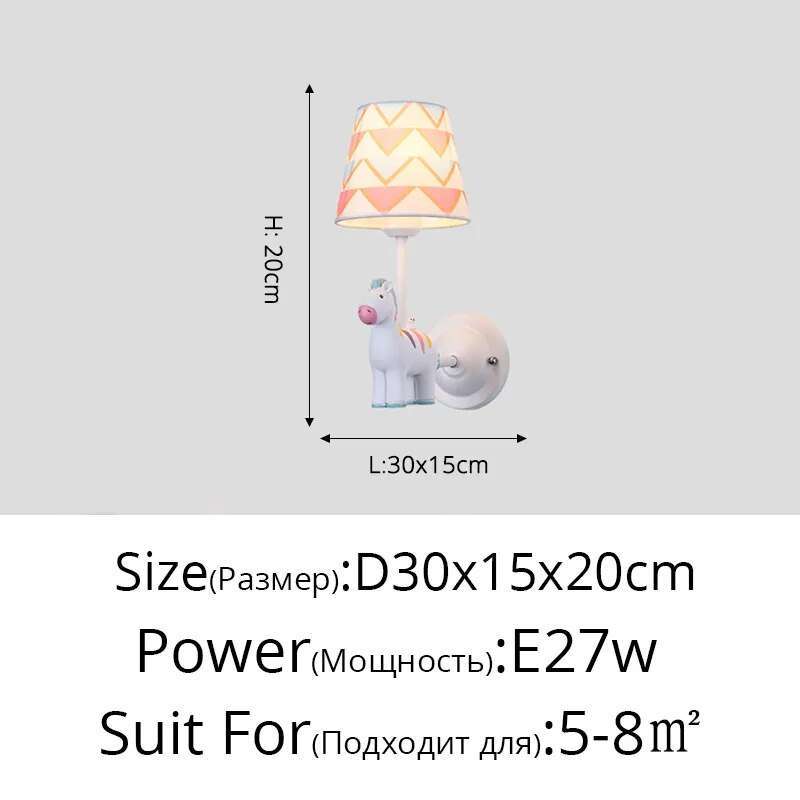 Promo YUXINLUX Creative Bear Elephant Led Wall Lamp Children's Wall