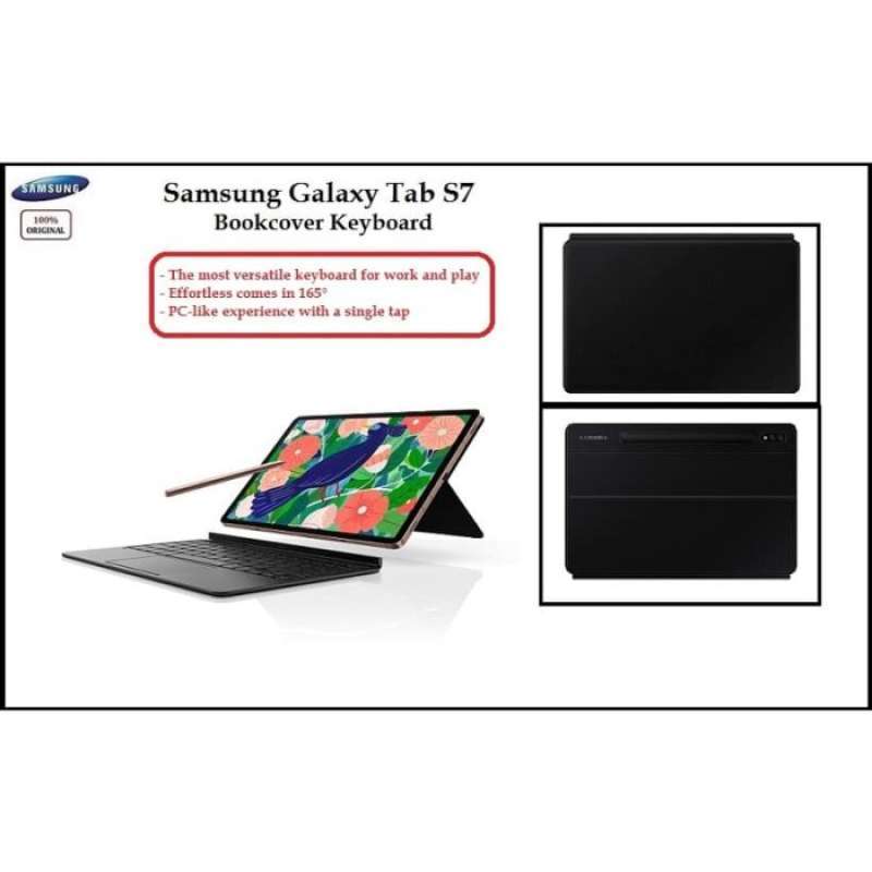Promo Original Samsung Book cover Keyboard Tab S7 Keyboard Cover Tab S7 — free download