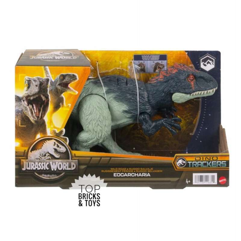 Figurine Jurassic World Dino Trackers – Mattel Wild Roar Regaliceratops, Neuve