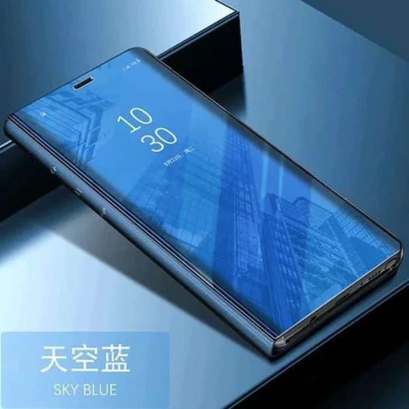 WEIOU Clear Smart View Cover per Realme 9 Pro/Realme 9 5G (6.6), Standing Mirror Flip Folio Custodia Protettiva, Luxury Specchio Libro Case con