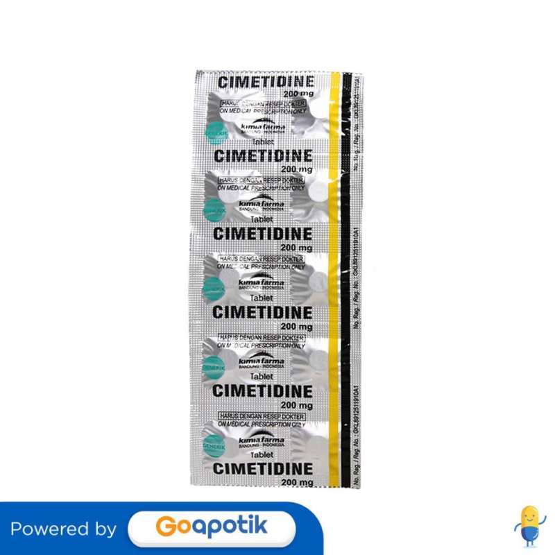Jual CIMETIDINE KIMIA FARMA 200 MG STRIP 10 TABLET di Seller Apotek El