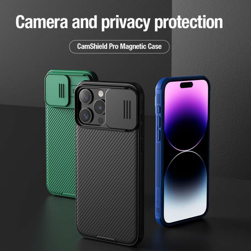 Magnetic Ring Case For IPhone 15/14/13/12 Pro Max – Kickstand & Slide Camera Cover – Hybrid Rugged