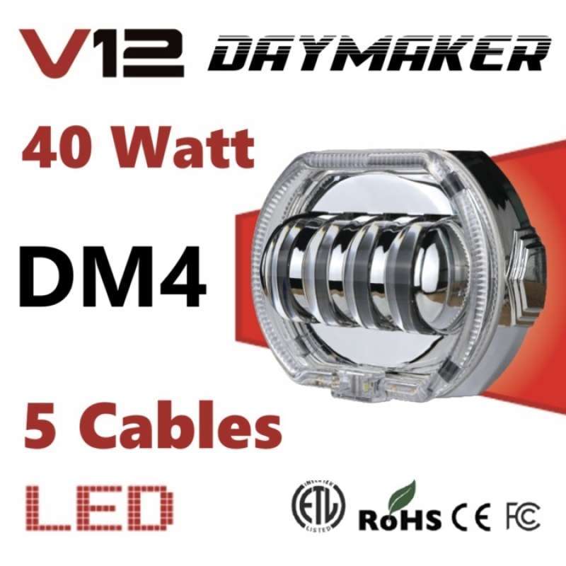 Promo Lampu Utama LED Daymaker BiLED Projie proji Projector 4 Mata ...