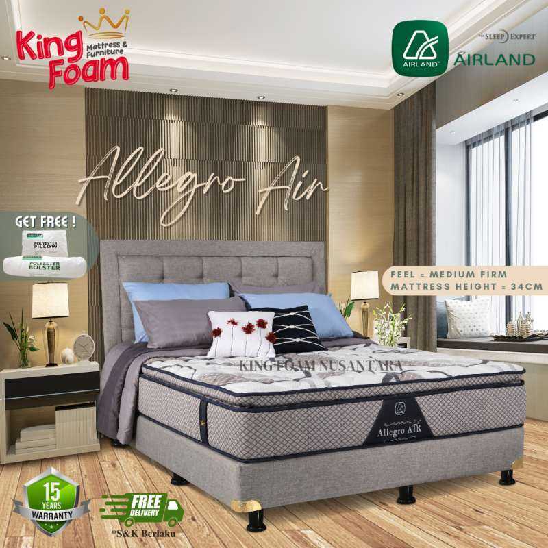 Jual Airland Allegro Air Semua Ukuran Kasur Springbed (Full SET) HB