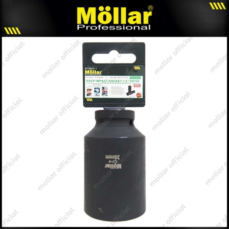 Mollar Rasmi Promo Mollar B13660 Deep Impact Socket 36 Mm Mata Shock Panjang 1/2 ...