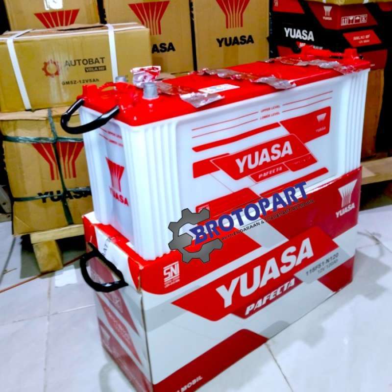 Promo Aki Accu Mobil dan Genset Yuasa N120 12V 120Ah Original Aki basah
