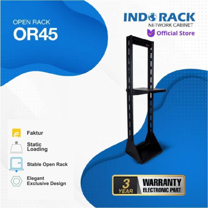 Barat Rack Promo Sale Indorack Open Rack 45U Rack Server 19 Or45 Rak Server 19 ...