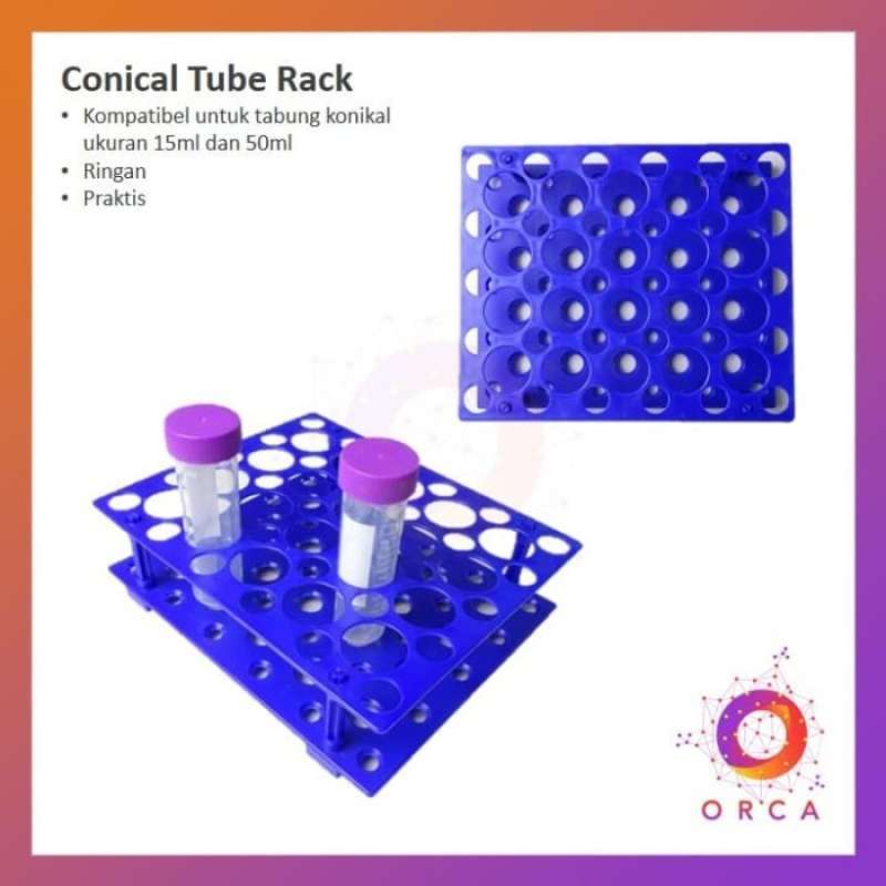Promo Conical Tube Rack - Rak Tabung Konikal 15ml 50ml Diskon 33% Di ...