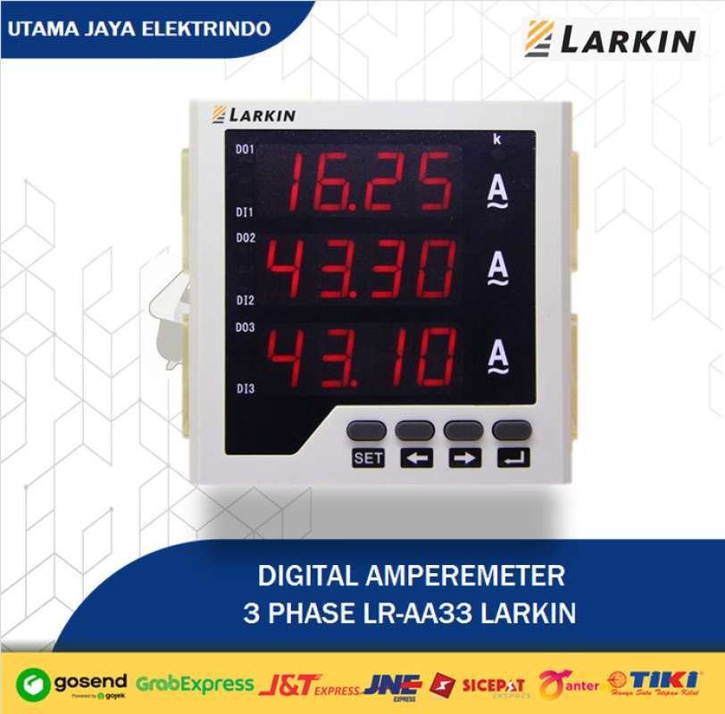 Promo Digital Ampere meter 3 Phase LRAA33 LARKIN MURAH Diskon 23 di