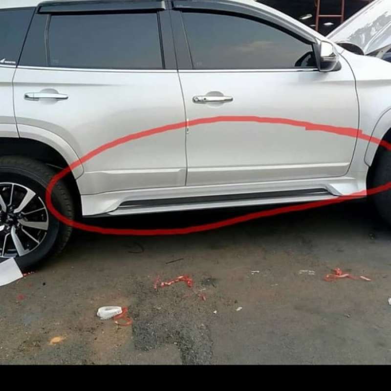 Promo Body Kit Side Moulding Pajero Sport 2016 2017 2018 2019