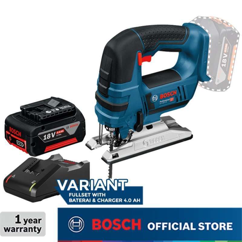 Promo Bosch Cordless Jig Saw / Jig Saw Baterai 18V GST 18 V Diskon 20