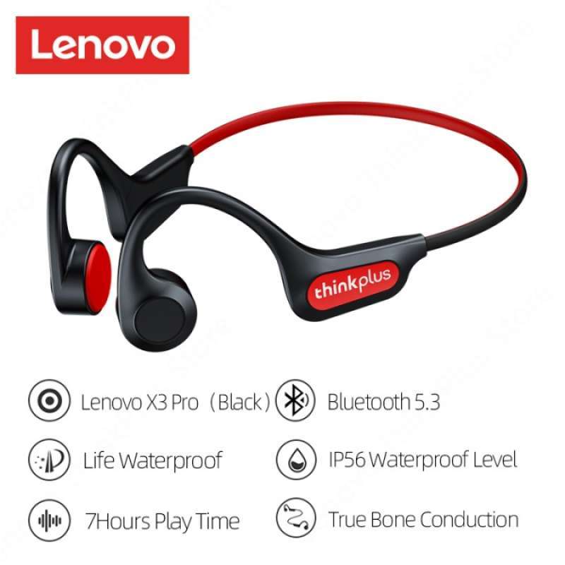 Lenovo X3 Pro Cuffie Bluetooth 5.3 Sportive a Conduzione Ossea