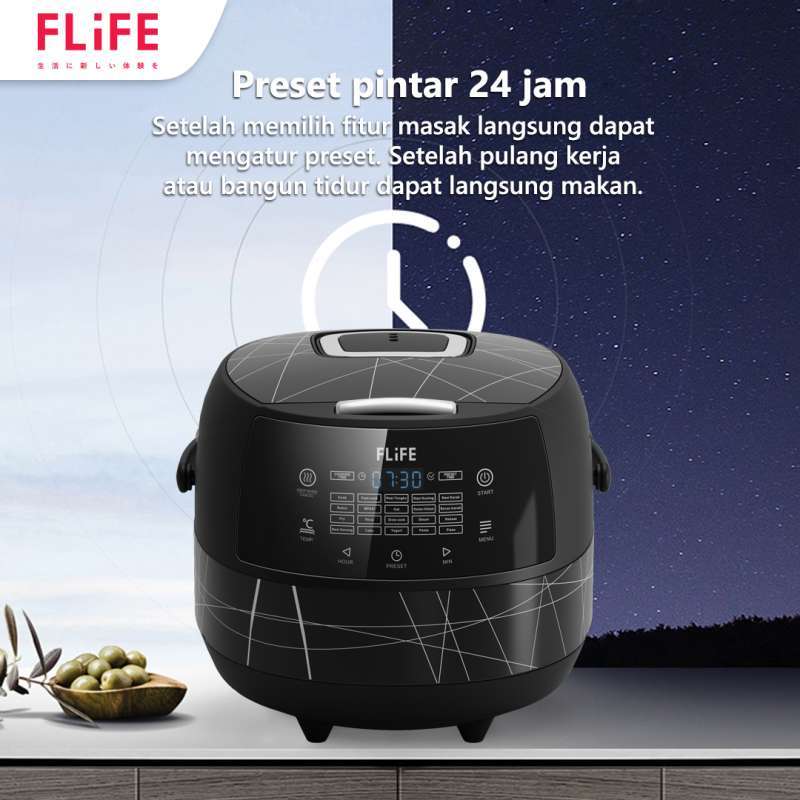 Promo [NEW] FLIFE Rice Cooker Touch Screen Multifungsi Anti Lengket RC ...