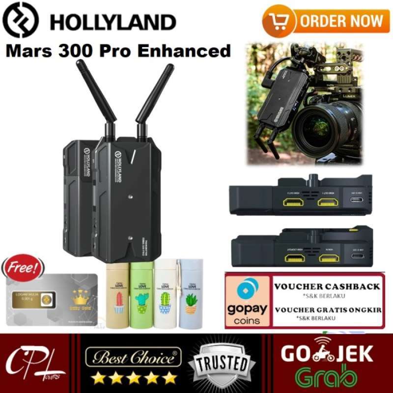 Hollyland Wireless Video Transmitter Hollyland Mars 300, 300' Dual