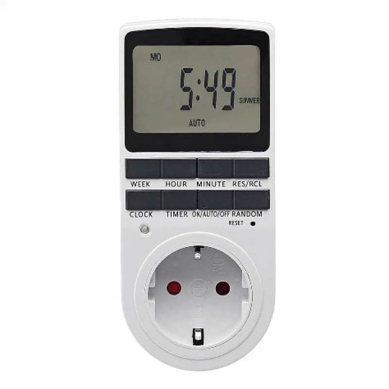 Promo Perkakas Listrik timer socket timer digital 220V 16A LCD display ...