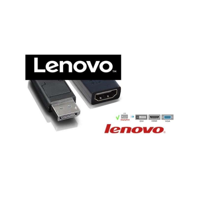 Promo Lenovo DisplayPort to HDMI 2.0b Adapter Original 4X90R61023