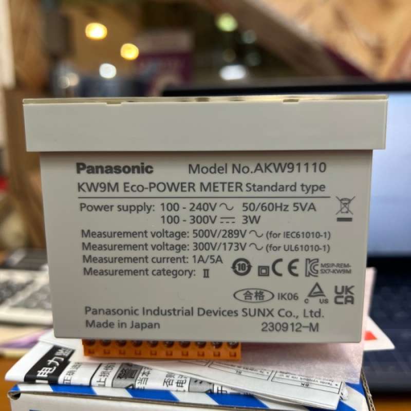 Promo Panasonic EcoPOWER METER AKW9 1 1 1 0 Original kW9M Baru 100 Diskon 23 di Seller Rocho