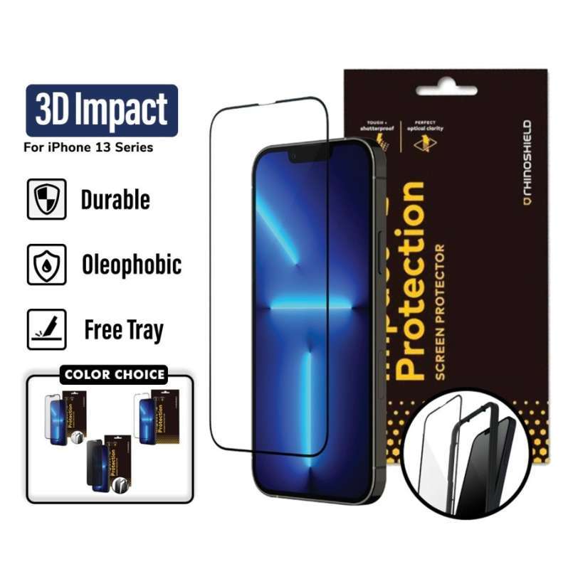 Jual Screen Protector iPhone 13 Pro Max 13 Mini RhinoShield 3D Impact